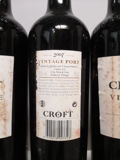 6 bouteilles PORTO CROFT Vintage - Millésime...