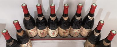 10 bouteilles CHATEAUNEUF du PAPE - CLOS...