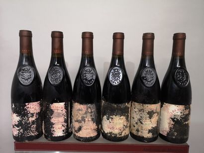 6 bouteilles HERMITAGE 