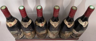 6 bouteilles CHAMBERTIN Grand cru 