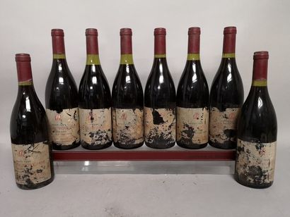 8 bouteilles CLOS de VOUGEOT Grand cru -...