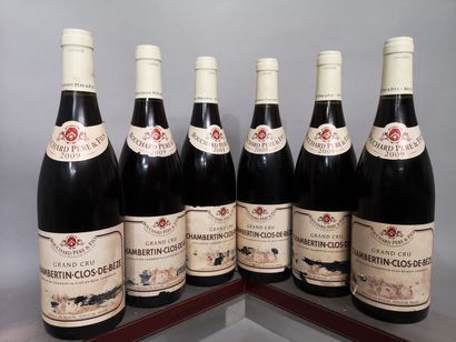 6 bouteilles CHAMBERTIN Grand cru 