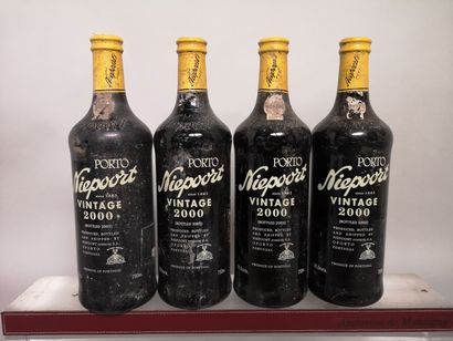 4 bouteilles PORTO NIEPOORT Vintage - Millésime...