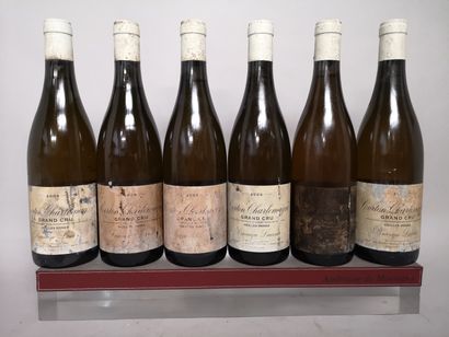 6 bouteilles CORTON CHARLEMAGNE Grand cru...