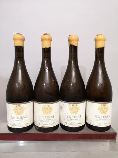 4 bouteilles M. CHAPOUTIER ERMITAGE Blanc...