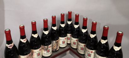 12 bouteilles CHATEAUNEUF du PAPE - CLOS...