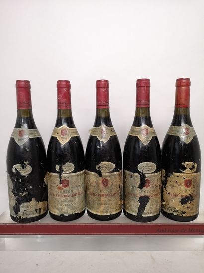 5 bouteilles CORTON Grand cru 