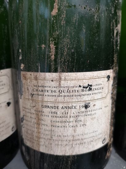 6 bouteilles CHAMPAGNE BOLLINGER Grande année...