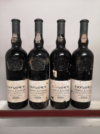4 bouteilles PORTO TAYLOR'S Vintage - Millésime...