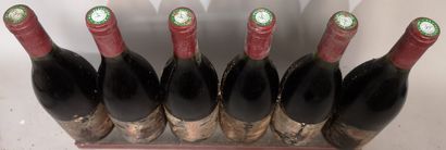 6 bouteilles GEVREY CHAMBERTIN 1er cru 