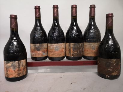 6 bouteilles CHATEAUNEUF du PAPE - Château...