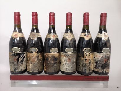 6 bouteilles CHAMBERTIN Grand cru 