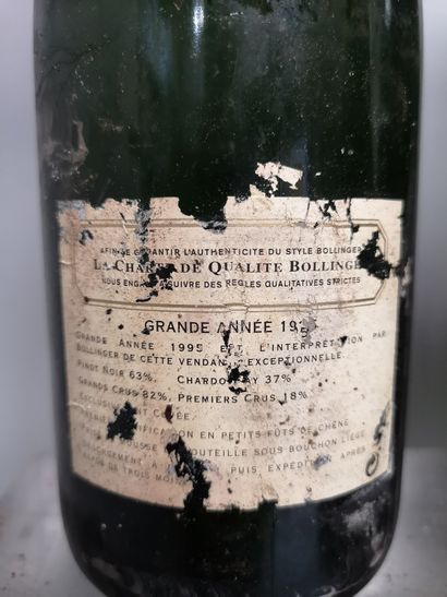 6 bouteilles CHAMPAGNE BOLLINGER Grande année...