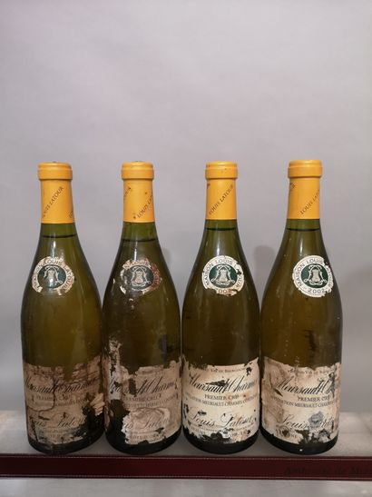 4 bouteilles MEURSAULT 1er cru 