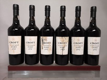 6 bouteilles PORTO CROFT Vintage - Millésime...