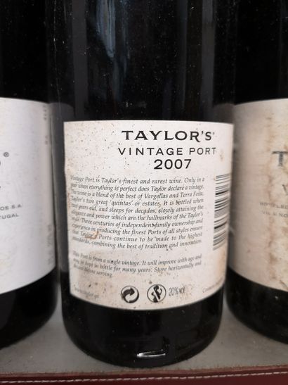 6 bouteilles PORTO TAYLOR'S Vintage - Millésime...