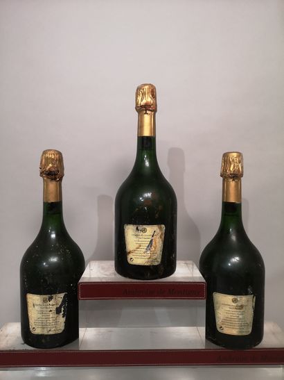 3 bouteilles CHAMPAGNE TAITTINGER 