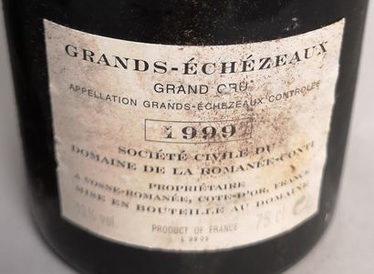 2 bouteilles GRANDS ECHEZEAUX Grand cru -...