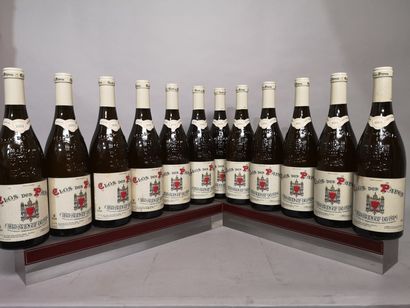 12 bouteilles CHATEAUNEUF du PAPE Blanc -...