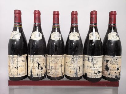6 bouteilles CLOS de La ROCHE Grand cru -...