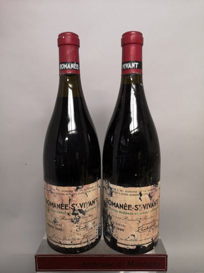 2 bouteilles ROMANEE SAINT VIVANT Grand cru...