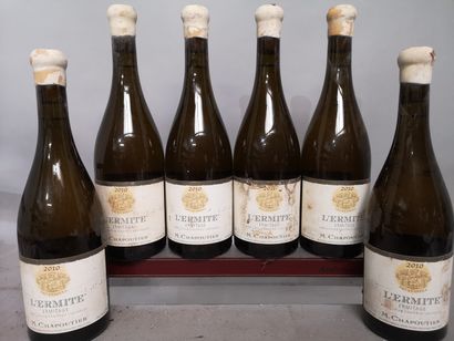 6 bouteilles M. CHAPOUTIER ERMITAGE Blanc...