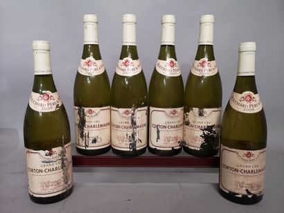 6 bouteilles CORTON CHARLEMAGNE Grand cru...