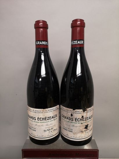 2 bouteilles GRANDS ECHEZEAUX Grand cru -...