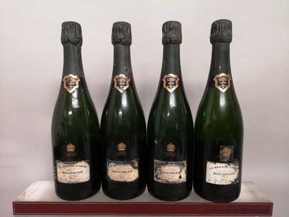 4 bouteilles CHAMPAGNE BOLLINGER Grande année...