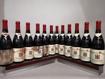 12 bouteilles CHATEAUNEUF du PAPE - CLOS...