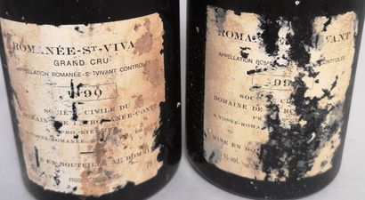 2 bouteilles ROMANEE SAINT VIVANT Grand cru...