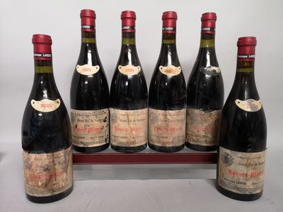 6 bouteilles BONNES MARES Grand cru - Dominique...
