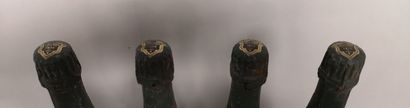 4 bouteilles CHAMPAGNE BOLLINGER Grande année...