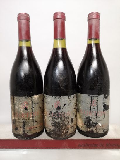 3 bouteilles CORTON Grand cru - Guy JEUNEMAITRE...