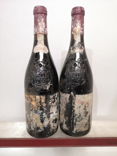 2 bouteilles CHATEAUNEUF du PAPE - Château...