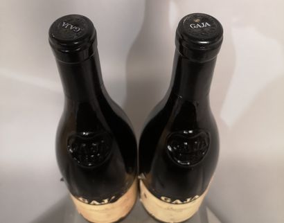 2 bouteilles GAJA BARBARESCO - Millésime...