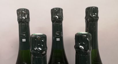 5 bouteilles CHAMPAGNE SALON 