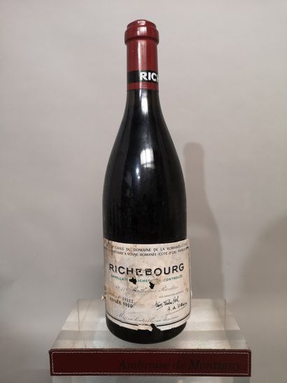 1 bouteille RICHEBOURG Grand cru - Domaine...