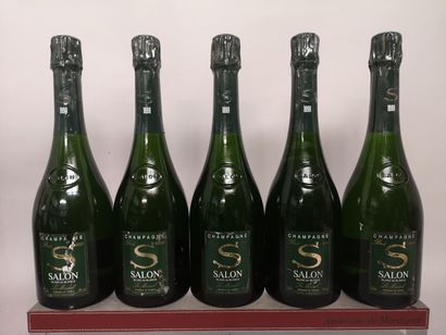 5 bouteilles CHAMPAGNE SALON 