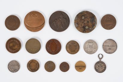 medailles de tables, plaques, medaille c...