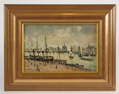 Louis CAZALS
La Seine et ses quais, 1952....