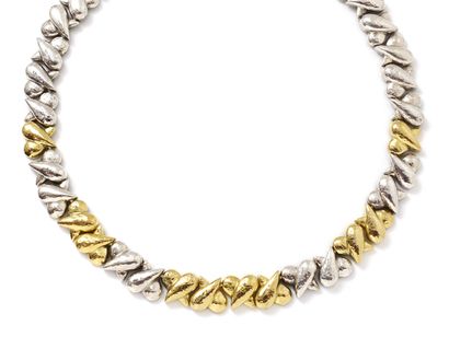ZOLOTAS
Collier articulé en or 750 et argent...