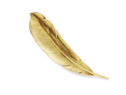 Broche en or 750 millièmes, stylisant une...