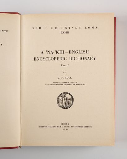 ROCK (J.-F.).
A Na-Khi - English encyclopedic...