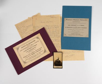 ORLÉANS (Prince Henri) et Gabriel BONVALOT.
Lettre...