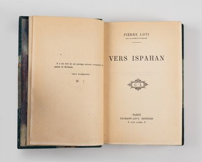 LOTI (Pierre).
Vers Ispahan.
Paris, Calmann-Lévy,...