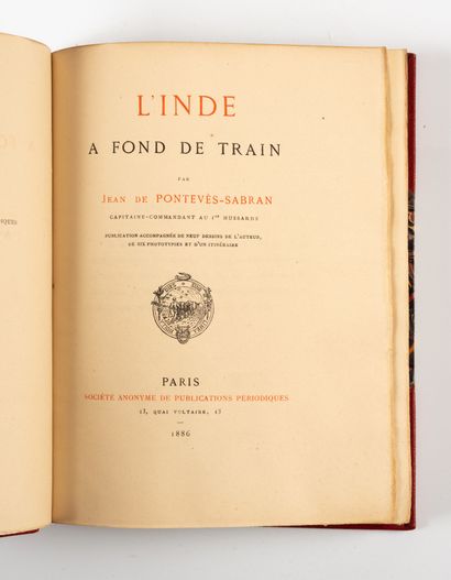PONTEVÈS DE SABRAN (Jean de).
L'Inde à fond...