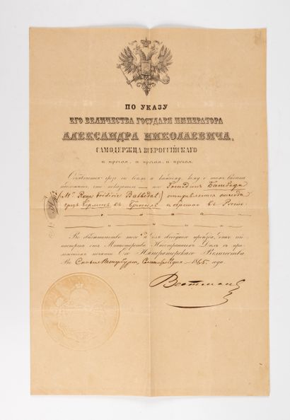 TALLEYRAND-PERIGORD (Baron de). 
Voyage de...