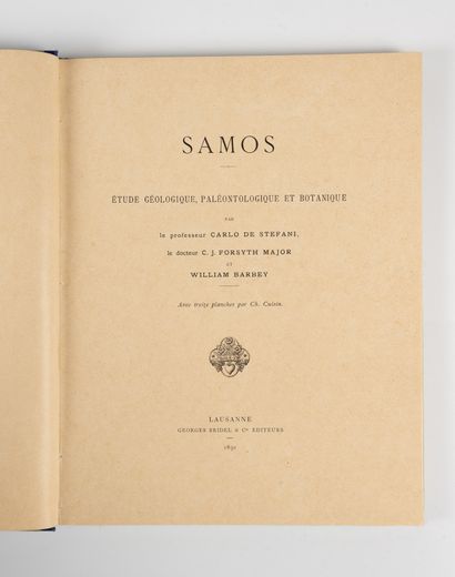 STEPHANI, FORSYTH MAJOR, BARBEY. 
Samos....