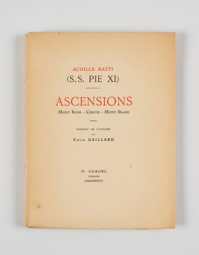 PIUS XI. - RATTI (Achilles, S. Pius XI)....